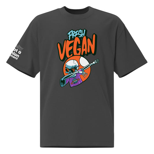 Moin Vegan - Oversized Shirt mit verwaschenem Look